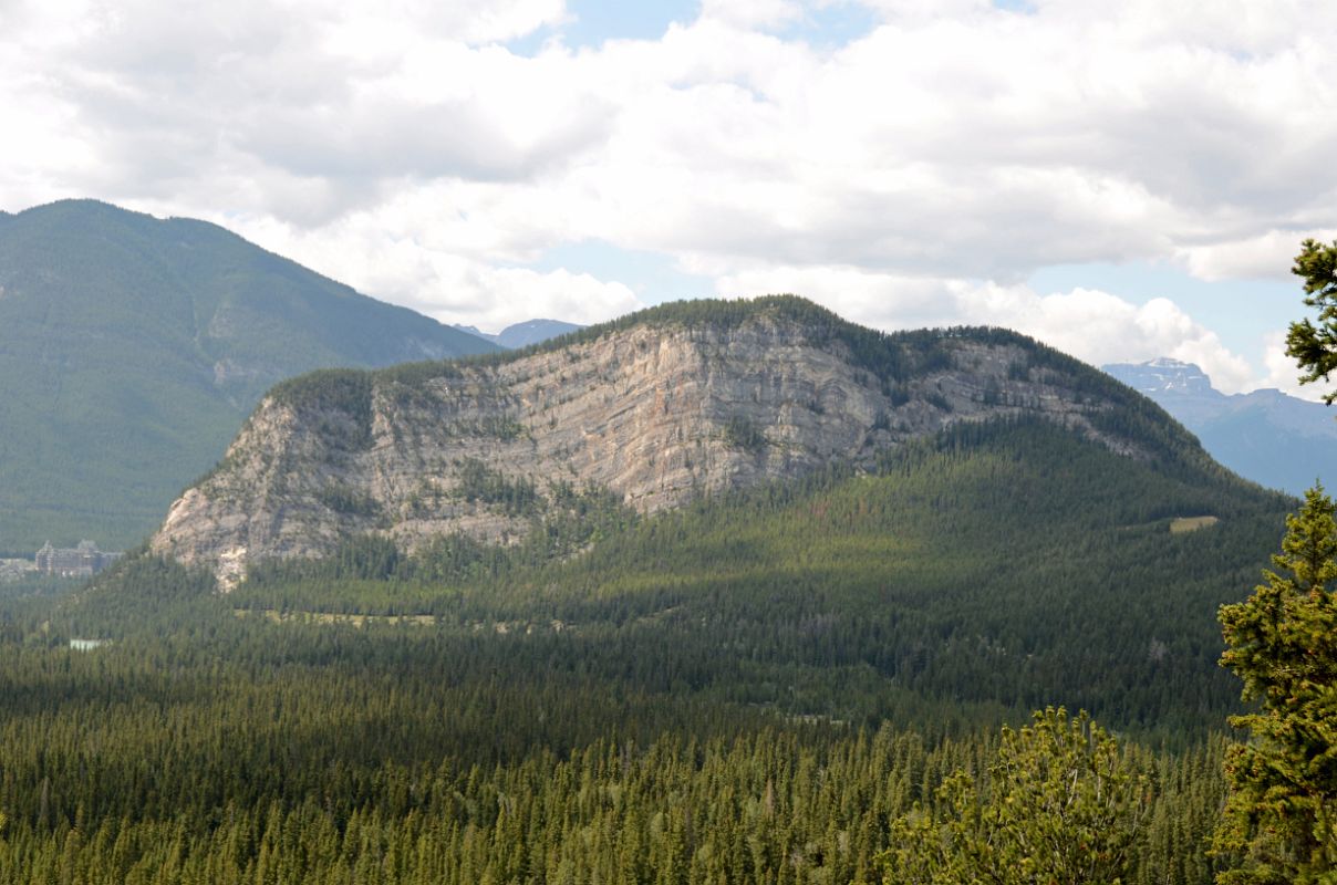 27 Tunnel Mountain From Banff Hoodoos In Summer